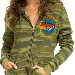 Aviator Nation Camo Zip Hoodie
Adult Small